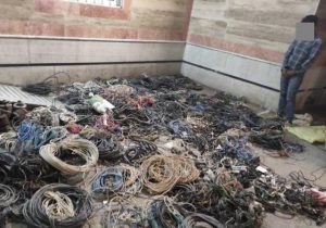 کشف ۳۰ فقره سرقت کابل برق و مخابرات در شیراز