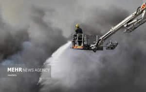 آتش سوزی در پارلمان آفریقای جنوبی